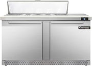 SW60-12C-FB Sandwich Unit, 60" W, With 12 Pan Top Openings, Front Breathing & 19" Cutting Board