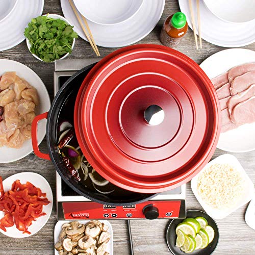 GET 6.5 Quart / Round / Red Dutch Ovens