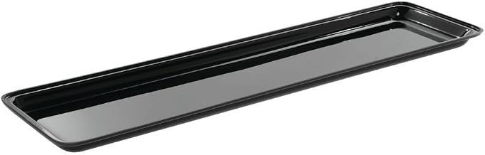 HUBERT Serving Tray Black - 30" L x 8" W x 1" D