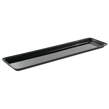 Serving Tray Black - 30" L x 8" W x 1" D by HUBERT – Plastic, Black, Model 688640167187