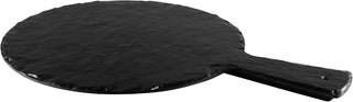 G.E.T. Enterprises M12RW-B 12" Melamine Board Round | Dishwasher safe, Shatterproof, Great for Charcuterie, Cheese, Appetizers and Buffet Displays