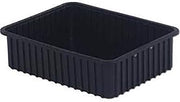 LEWISBins+ DC3060-XL Series 3000 ESD-Safe Divider Box Containers, Black, 22.4" Length, 17.4" Width, 6" Height