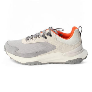 Men's Motion Access Low Lace-Up Waterproof Sneaker by Timberland – 7.5, Leather, Light Grey Mesh