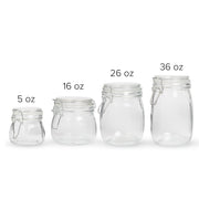 Apothecary Jar by American Metalcraft – 1 Count (Pack of 1), 16.0 fluid_ounces, Glass, Clear, Model HMJ4