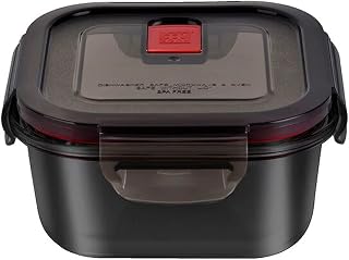 ZWILLING Gusto Set of 6 Glass Jars Storage Jars Casserole Dish Baking Mould Square 500 ml
