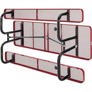 Global Industrial Red / Industrial / 96 inches x 30 inches x 29.5 inches Picnic Tables