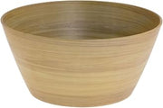 Wood-Look Serving Bowl Display Bowl, Melamine - 10 3/4"Dia x 5"H