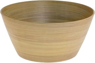 Wood-Look Serving Bowl Display Bowl, Melamine - 10 3/4"Dia x 5"H
