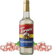 Torani Peppermint+Coffee+Syrup+25oz+-+Plastic+Bottle