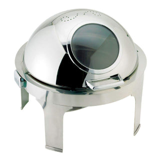 Browne 7 qt Stainless Steel Round Chafer-Harmony Collection by Browne Foodservice – Stainless Steel, Silver, Model 575167