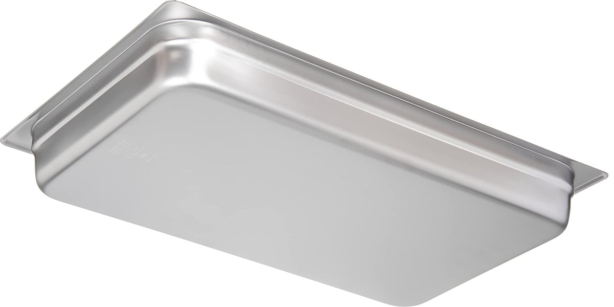 Durapan Stainless Steel Steam Table Pan by Carlisle FoodService Products – 20.5" x 12.75" x 2.5", 10.4 quarts, Stainless Steel, Silver, Model 607002