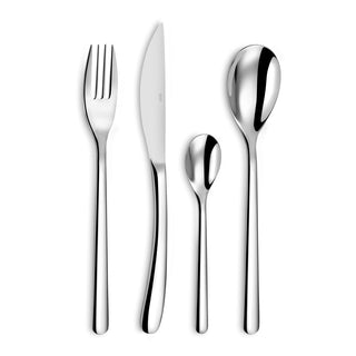 table cutlery 24-piece for 6 people by Amefa – Stainless Steel, siliver, Model 190700AF20C40