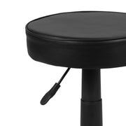 Adjustable Ergonomic Stool by Flash Furniture – Set of 1, Polyurethane, Black, Model CH-82042-3X01-GG