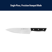 Dynamic Razor-Sharp 7-Piece Knife Set by HENCKELS – 7-pc, Stainless Steel, Brown, Pack of 7, Model 1025353