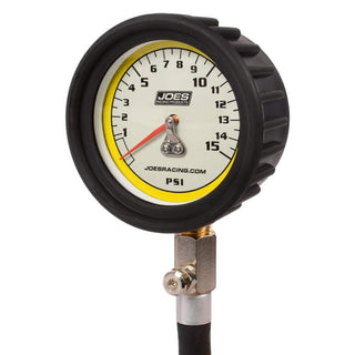 Products Tire Pressure Gauge by Joes Racing – 2-1/2 in Diameter, Rubber, BLACK, Model 32325