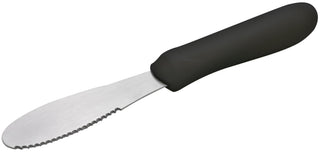 3 5/8" x 1 1/4" Black Blade Plastic Sandwich Spreader by Winco – Standard, Metal, Model TKP-31