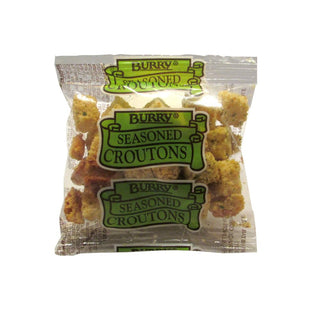 Croutons Seasoned Portion Pack by Burry Foodservice – 250 portions, Pack of 250
