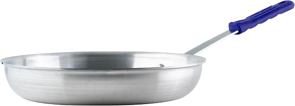 Winco 12" Aluminium Fry Pan with Cool Touch Handle, Natural Finish