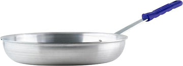 Winco 12" Aluminium Fry Pan with Cool Touch Handle, Natural Finish