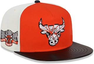 New Era Chicago Bulls 9FIFTY Shattered Retro Hook Jordan 1 Snapback Cap, Adjustable Hat