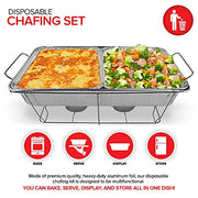 Stock Your Home Pans / Silver / 10.0 inches Chafing Dishes