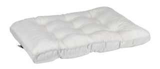 Winter White Dream Fur (Snowflake Microvelvet Reverse) Dream Futon Bed (Extra Large) by Bowsers – Polyester