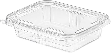 Inline Plastics Safe T Fresh Clear Tear Strip Deli Tub, 20 Ounce - 200 per case.