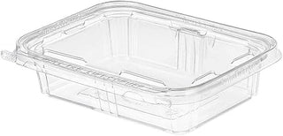 Inline Plastics Safe T Fresh Clear Tear Strip Deli Tub, 20 Ounce - 200 per case.