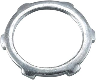 RACO 1195 Locknut for Rigid/IMC Conduit, 1-1/4" Trade Size, Steel Non-UL (Pack of 50)