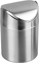 Winco 4 3/4" Swing Stainless Steel Waste Can
