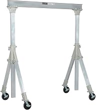 Global Industrial Adjustable Height Aluminum Gantry Crane, Portable