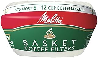 Melitta 629552 8 To 12 Cup White Basket Coffee Filters 100 Count