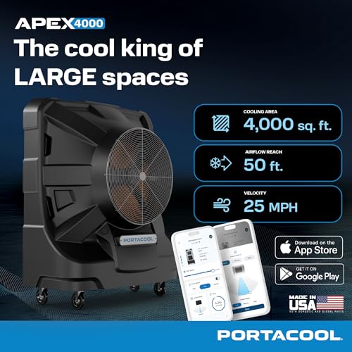 Portacool 4000 SQ. FT. / Black / 1 Portable