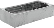 HUBERT Serving Pan with Double-Wall Stainless Steel and Hammered Finish - 20" L x 12" W x 3" H