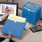 SMEAD Blue / Letter / 1 File Jackets & File Pockets