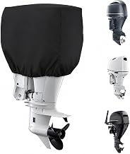 Outboard Engine Cover for ePropulsion Navy 3.0 Evo 3kW/6HP | Outboard Engine Cover Heavy Duty Oxford Fabric Motor Cowling Shield Marine Protective Enclosure