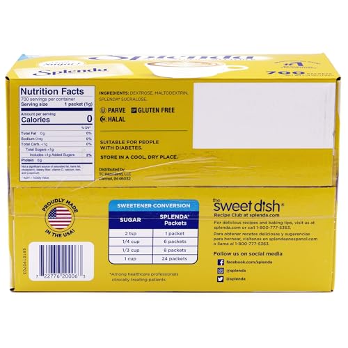 SPLENDA Pack of 1400 / 2 Xylitol