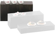 Cal-Mil 166-11-96 Rectangular Riser, 11" Height, 20" Width, 7" Length, Midnight Bamboo
