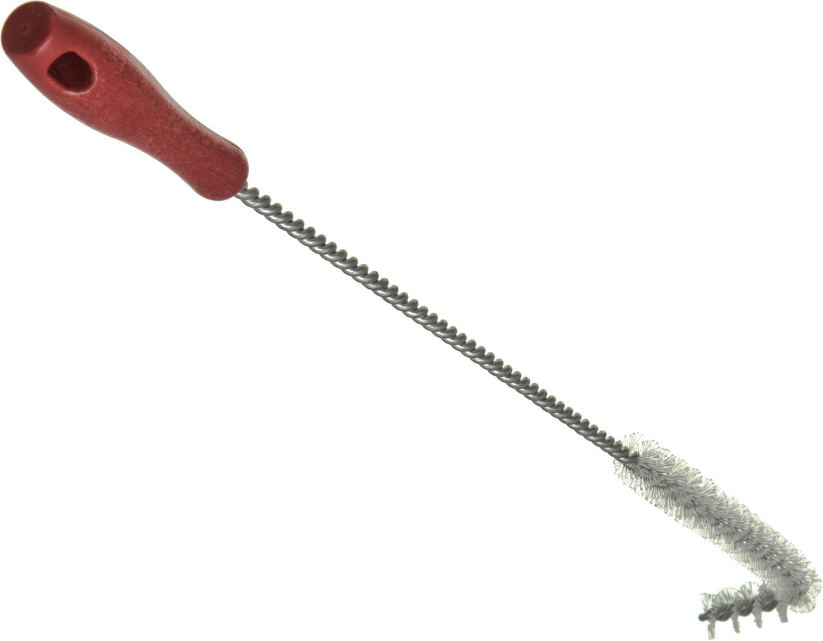 Sparta L-Tipped Fryer Brush by Carlisle FoodService Products – 23" L-Tipped Fryer Brush, High Heat Plastic, Red, Model 4011105
