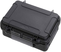 MAX Grip IP67 Cert Waterproof & Dustproof Box with Customizable Foam, Black, 6.18" x 3.22" x 1.61", MAX001S
