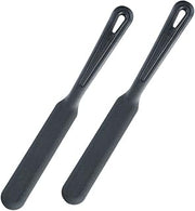 Westmark Gentle Plus 286622E5 Set of 2 Crepe Spatulas, Heat Resistant up to 270 °C, PPA, Length 33 cm, Black