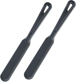 Westmark Gentle Plus 286622E5 Set of 2 Crepe Spatulas, Heat Resistant up to 270 °C, PPA, Length 33 cm, Black