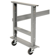 Adjustable Height Mobile Workbench by Global Industrial – 36"L x 96"W x 4"H, Steel, Gray, Model 183179A