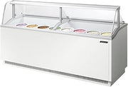 Turbo Tidc-91W Ice Cream Dipping Cabinet, Display Merchandiser, (16) 3 Gallon Ca
