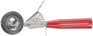 HUBERT 1 3/4 oz Portion Control Disher with Red Polypropylene Handle - #24