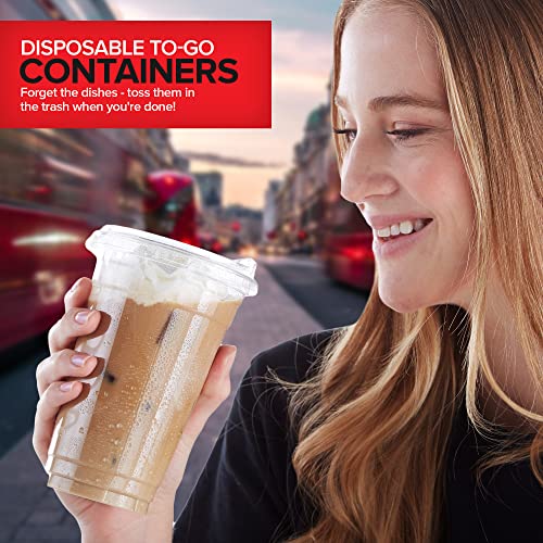Stock Your Home 20 oz / Clear / Modern Cups
