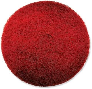 SC Johnson SJN319310 Ez Care Heavy Duty Scrub Pad - 16 in. Dia. - Red & Gray - Pack of 5