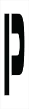 NMC National Marker Corp. PMC36-P Stencil, Letter P, 36 Inch