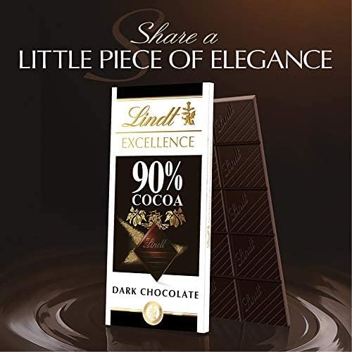 Lindt Dark Chocolate / 3.5 Ounce (Pack of 12) / bar Candy & Chocolate Bars