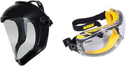 Honeywell Uvex Bionic Face Shield with Clear Polycarbonate Visor Bundle